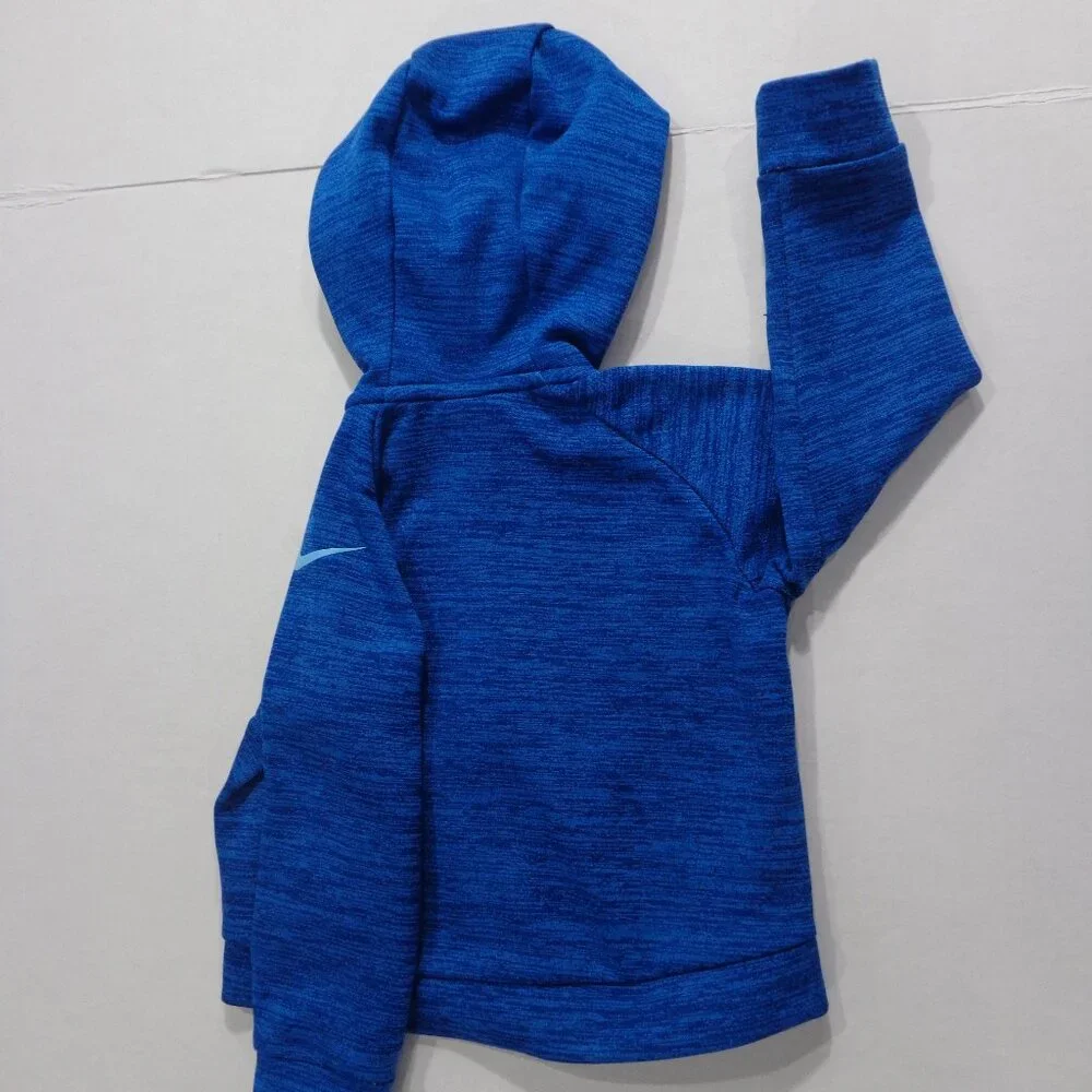 NIKE DRI-FIT ‎ Toddler Boy's Full Zip Hooded Pocket Athletic Jacket Navy Size 2T
